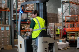 Greentech Renewables warehouses for material logistics support.
