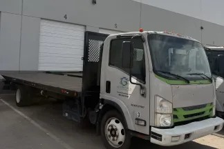 Commercial job site product delivery. 