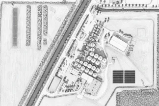 Design Services commercial solar installation. 