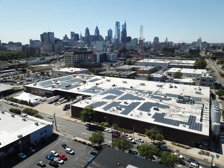 Solar States Yard Brewing 740kW Commercial Installation