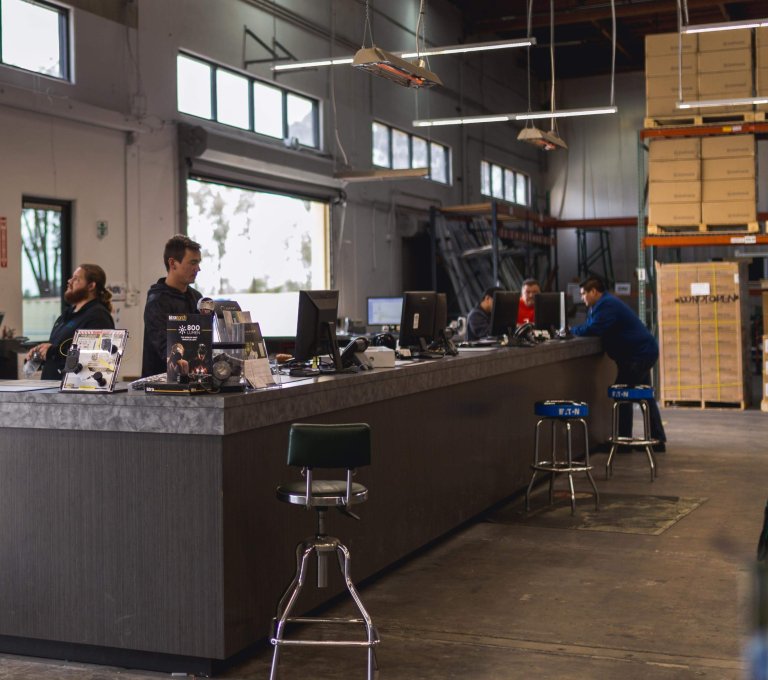 Greentech Counter at Location