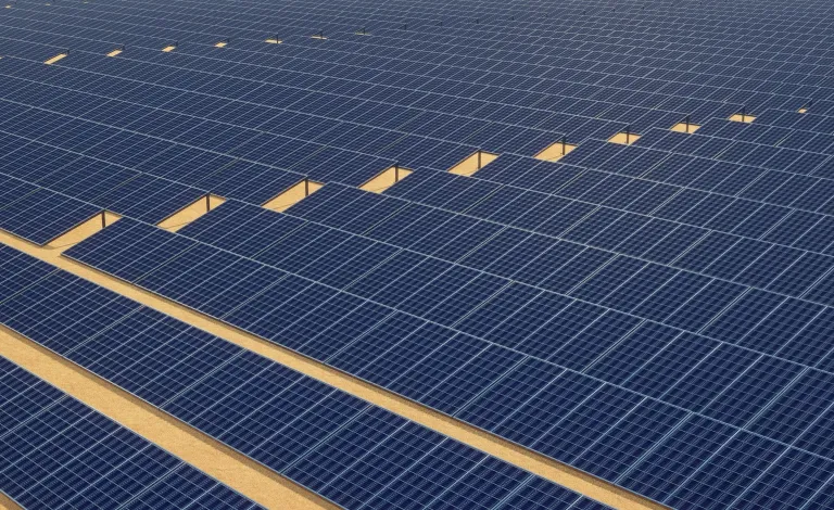 Solar field in Pheonix, Arizona