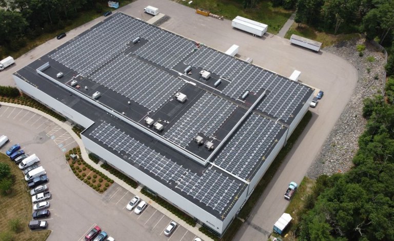 523.6 kW Commercial Solar Project in Foxborough, MA