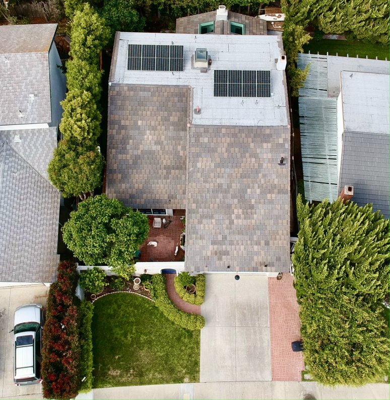 Drone footage of the home solar project in Dana Point CA installed by CA Solar Group