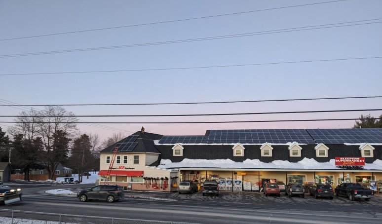 Sleeper Supermarket Solar Installation