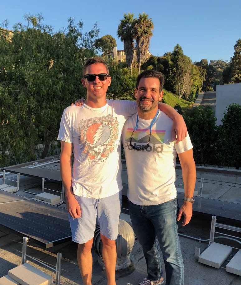Brothers from another Mother looking the home solar system in La Jolla, CA