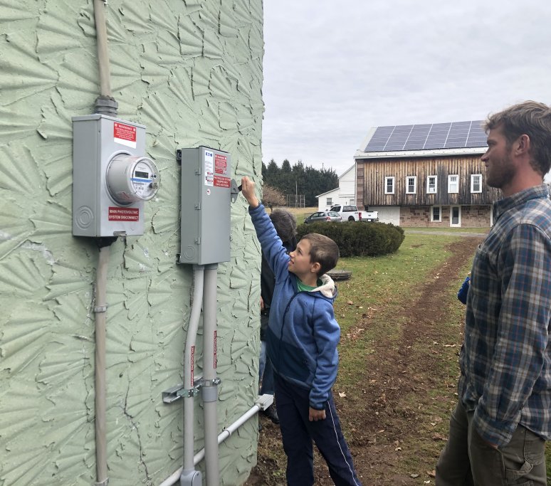 Flipping the switch on the solar project in Birdsboro, PA with Kearney Energy Solution