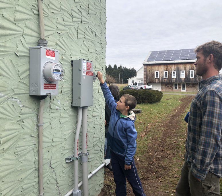 Flipping the switch on the solar project in Birdsboro, PA with Kearney Energy Solution