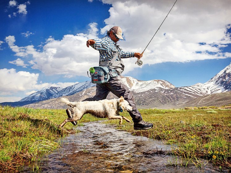Jorge Salas looking for a Fly Fishing spot as thinks about solarizing his home in Dana Point CA