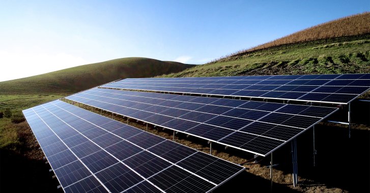 Ground mount solar installation