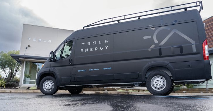 Tesla mobile training van