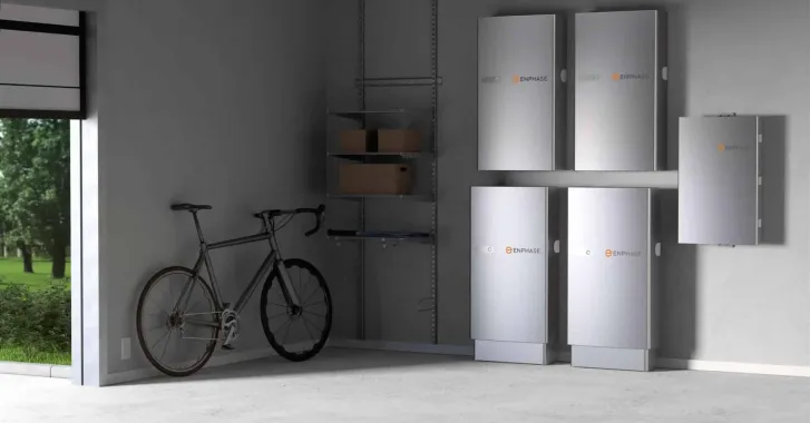 Enphase battery wall