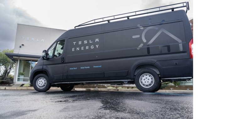 Tesla Roadshow Van