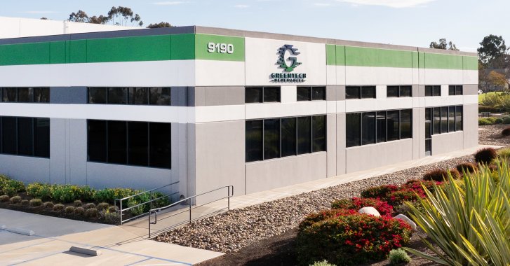 Front view of Greentech Renewables San Diego, CA