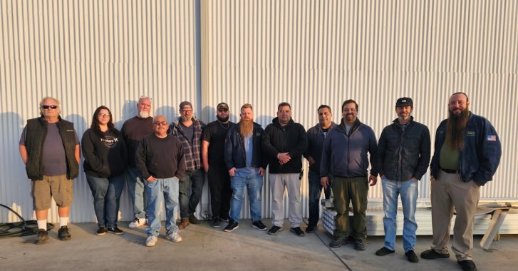 Greentech Renewables Bakersfield team photo.