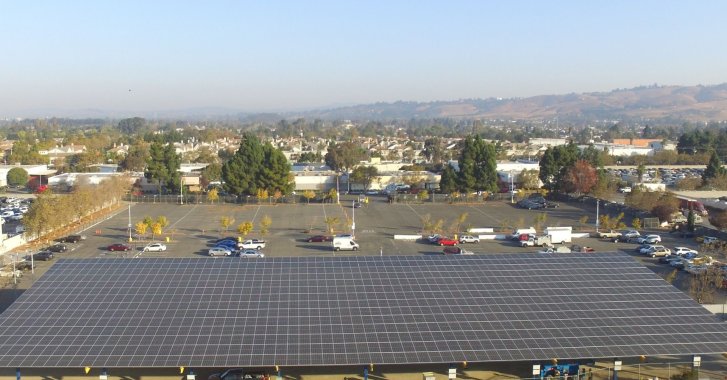 Manheim's Solar Car Port Completed. 