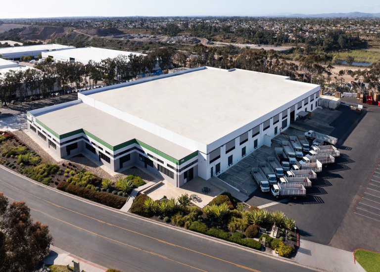 Aerial view of Greentech Renewables San Diego, CA