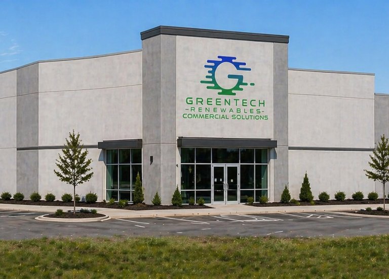 Greentech Renewables Commercial Solutions building.