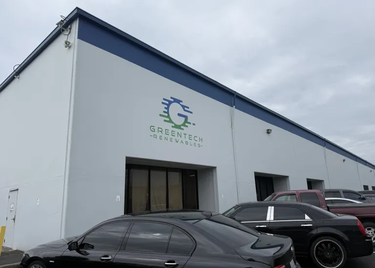 Greentech Renewables Stockton location image.