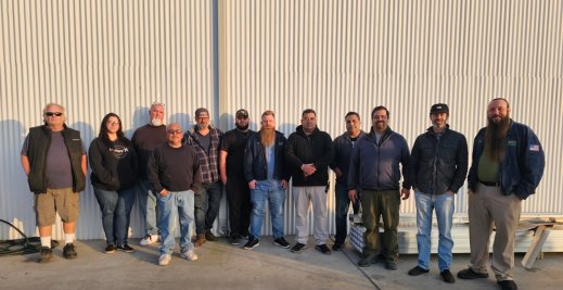 Greentech Renewables Bakersfield team photo.