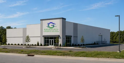 Greentech Renewables Commercial Solutions building.