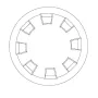Unirac MetalX M8 Washer, ES10894