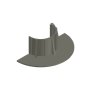 Chem Link 3" Diameter E-Curb Round - Gray, F1333GR