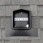 SolaDeck 2 Position Ground Flashed PV Junction Box for Composition/Cedar Roofs BLK, 0799-2B