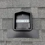 SolaDeck 5 Position Ground Flashed PV Junction Box for Composition/Cedar Roofs BLK, 0799-5B