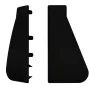 IronRidge XR1000 End Cap (L-R Pair) - Black, XR-1000-CAP01-B1