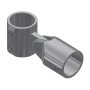 SnapNrack Single Adjustable Socket Tee 1.5" AlMg, 172-05803