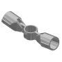 Snapnrack 19E-8, Double Adjustable Socket Tee 1-1/2In Al-Mg