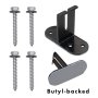 Deck Mount Kit Splt Top Blk w/Butyl