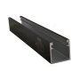 ProSolar R-136BLACK Support Rail, 1.5 In. Standard support rail, 136 In., Black