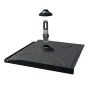 Pegasus Solar Flat Tile Flashing w/Scissor & Metalized EPDM Boot Galvanized Black, PTX-FFB0