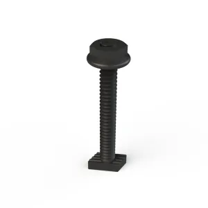 Unirac SolarMount Bonding T-Bolt & Nut 1/4"x2.5" SS Dark, 330052D