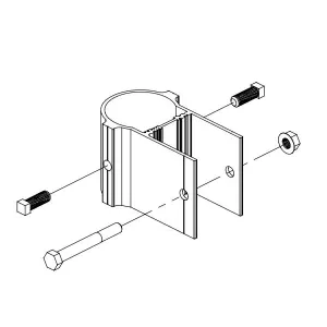 Unirac Large Array Slider 2" Aluminum, 403215C