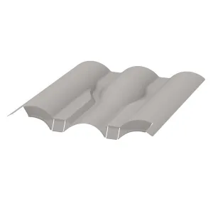 K2 Systems EverFlash W-Tile Replacement Flashing, Mill, 4000132