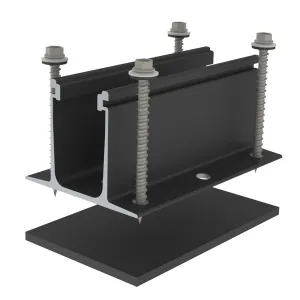 K2 Systems Domestic MiniRail Comp 2.0 Kit - Dark, 4000246-US