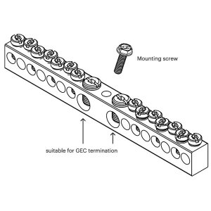 SPAN Ground Bar, P-000GB16-3-0