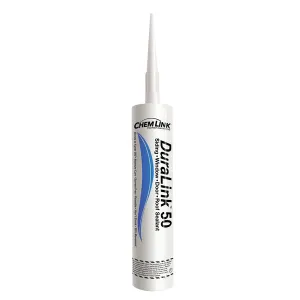 Chem Link DuraLink 50 Super Adhesion Sealant 10.1oz cartridge - Aluminum Gray, F1260AG