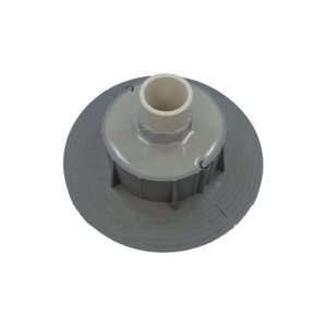 Chem Link Complete Low-Slope 5" E-Curb Round Kit - White, F1367WH