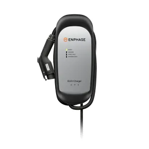 Enphase 7.68kW Ruggedized Single EV Charger w/25' Cable, IQ-EVSE-NA-1040-0100-0100