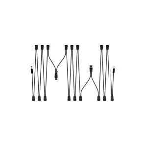 Enphase QD 12AWG Cable w/108 Male Connectors - 2.0/2.5 Module Pitch, QD-12-25-108
