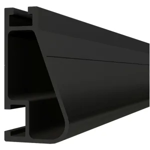 IronRidge XR100 14ft Anodized Rail Black, XR-100-168B