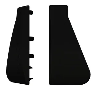 IronRidge XR1000 End Cap (L-R Pair) - Black, XR-1000-CAP01-B1