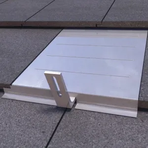 IronRidge QM Replacement Flat-Tile Flashing for Tile Hooks Mill, QMC-TRF-F-A-12