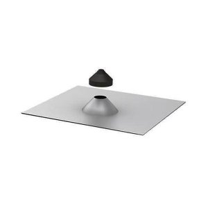 IronRidge Conduit Penetration Flashing, Mill, QMCPC-A-12