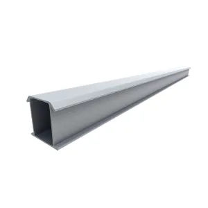 IronRidge QM ClickFit Standard Rail 171.5" - Mill, QM-CF-SD-171M