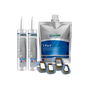 SnapNrack E-Curb 4.5"x3.5" Gray Pourable 4pk, 131-01357